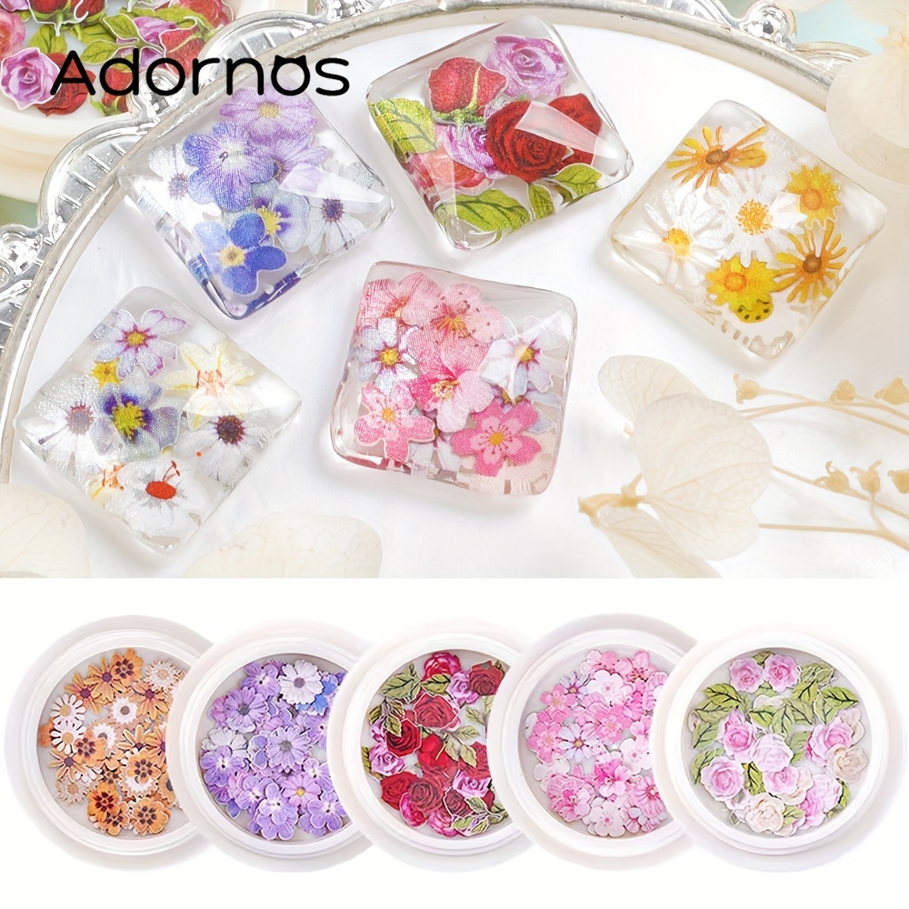 

Wood Flowers Chips Epoxy Resin Mold Fillings Uv Resin Decorative Paper Flower Making Art Accessories