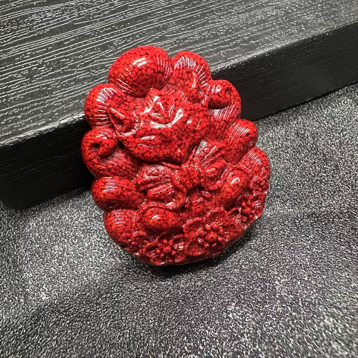 Cinnabar Pendant Necklace, Zodiac Year Couple Charm