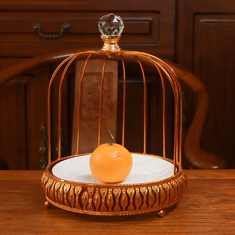 Elegant Gold Metal Birdcage Perfect Displaying Temu Australia
