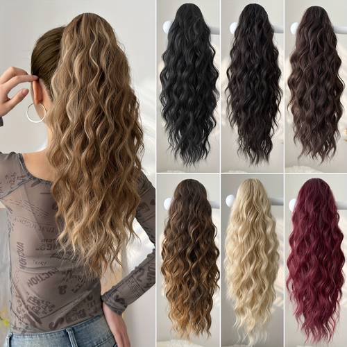 extensão de de com garra de 20 polegadas, ondas de curtas, fibra sintética resistente ao , de cabelo de de adequada para adições de cabelo para uso diário feminino