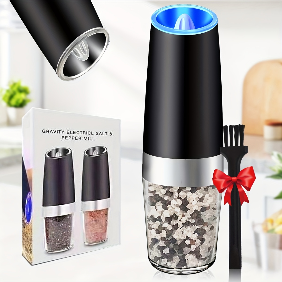 Electric Salt and Pepper Grinder Set RECHARGEABLE