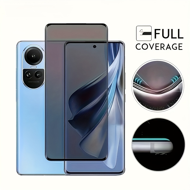 2 In 1 Privacy Screen Protector For OPPO Reno 12 Pro Anti Spy Soft Ceramic Matte Screen