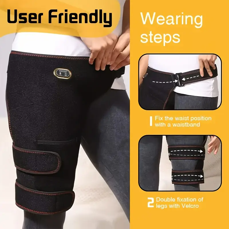 usb powered hip heating pad with automatic kneading massage portable thigh hip support for lower back black christmas gift daily use design best for christmas Product details 4