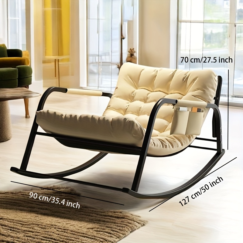 Rocking Chair Lounge Chair Shopee Buy Nordic Rocking Chair Lazy