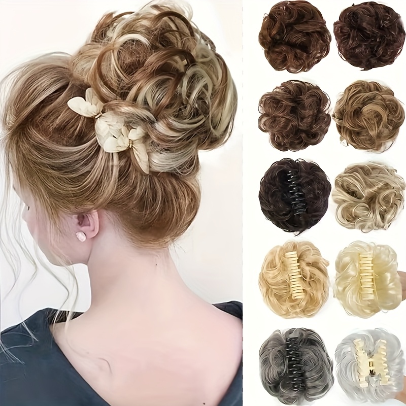 

Women' Hair Loops, High Temperature Fiber, Grasping And Curling Hair Accessories For Styling, Assorted Colors Pack