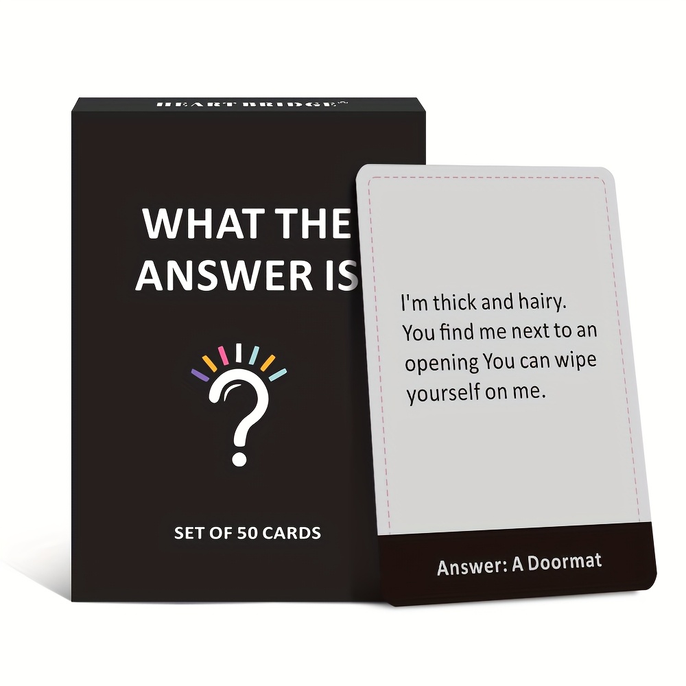 1 Box, SMILE TALK Fun Guessing Card Game, Desktop Game, Powerful Party Entertainment Interactive Tool, Halloween/Christmas/Thanksgiving Gift, Perfect for Game Nights | 50 Cards