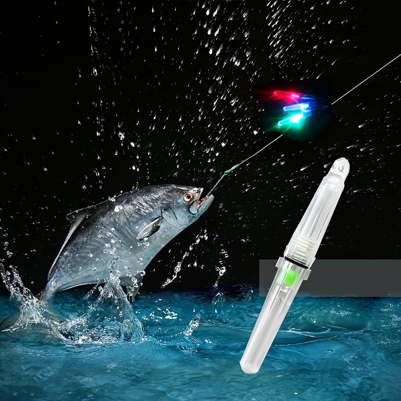 fish lure lights LED Fishing Lures - Deep Drop Fishing Light Night Fishing 120 UV LEDs for fast and uniform charging 360 Luminous Fishing Lights Night Fluorescent