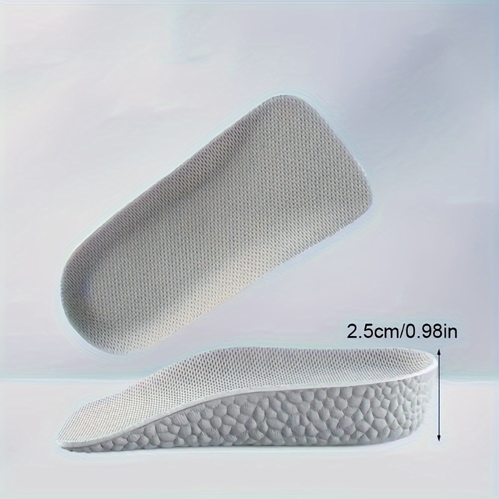Image of 1 Pair Of Elevated Insoles Suitable For Men And Women, Suitable For Sports Shoes That Are Not To The Feet