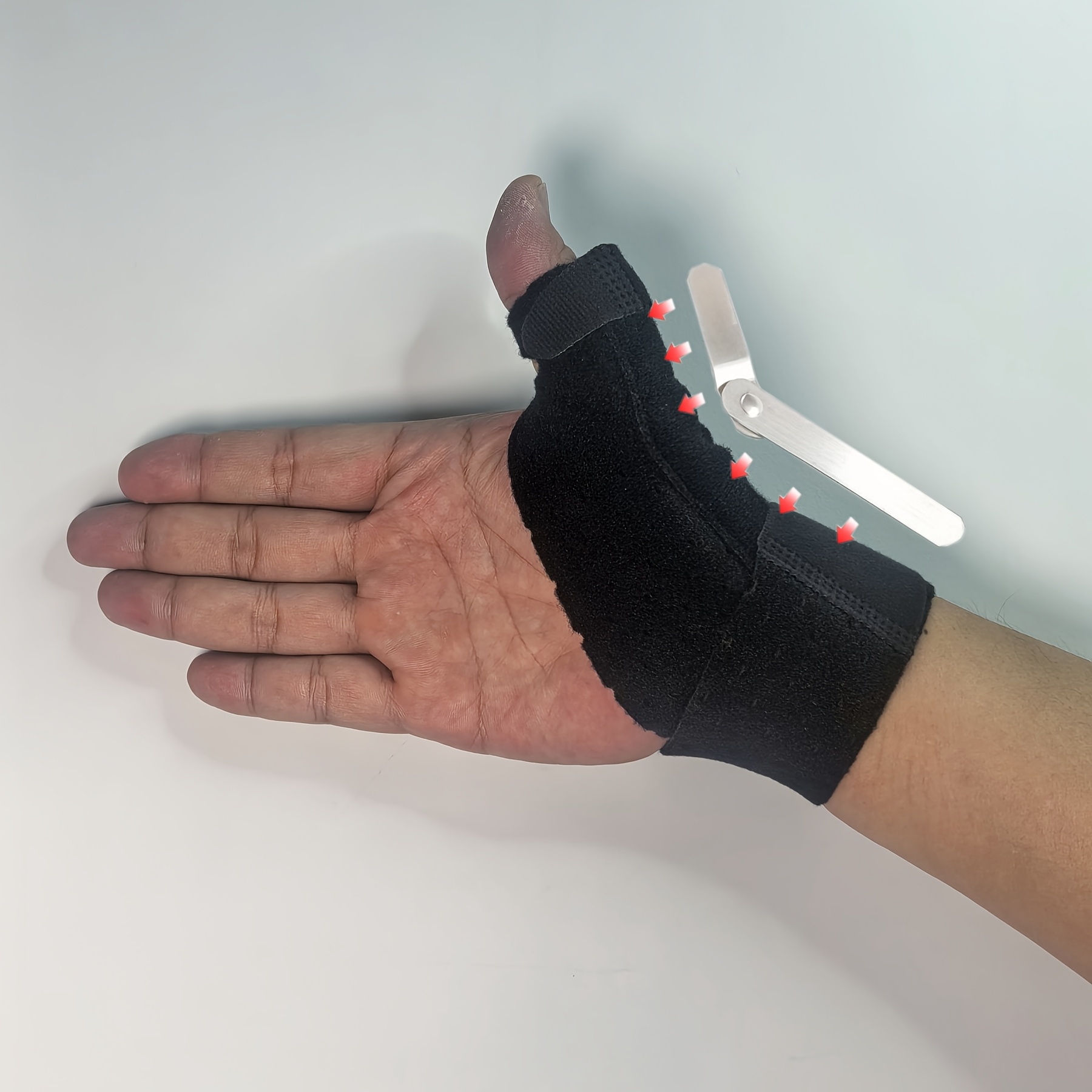1pc Adjustable Angle Ergonomic Thumb Support Strap, For Thumb & Carpal Tunnel, Hand , Stylish & Breathable Design, Thumb Support, Unisex. Universal For Hands.