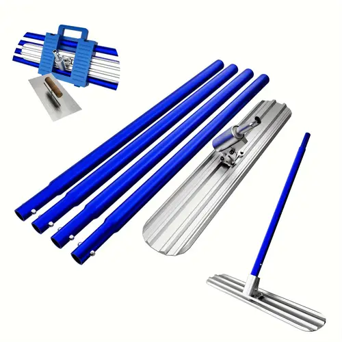 concrete trowel with 4 interchangeable handles 48 8 magnesium aluminum alloy concrete float concrete trowel with tool box concrete float kit for concrete troweling