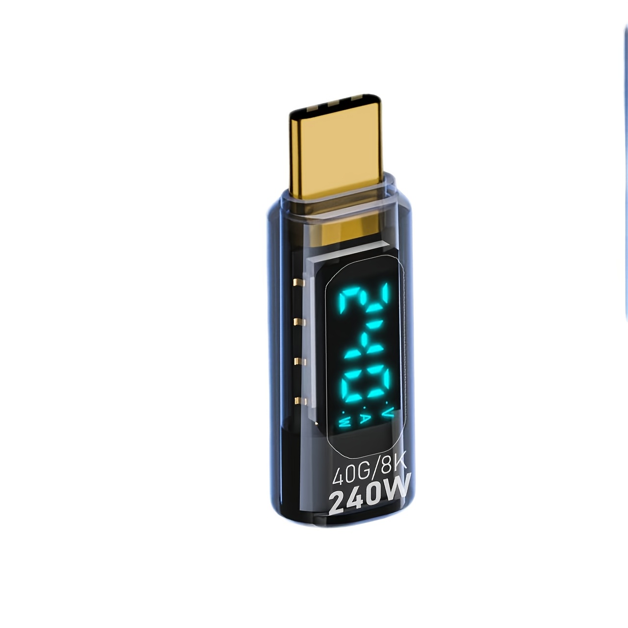 240W Fast Charging USB-C Female to Male Adapter