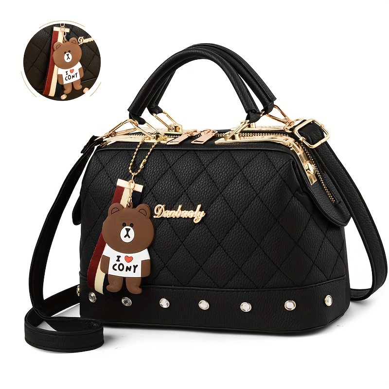 

Women's Bear , Detachable & Zip - Crossbody Bag For Use