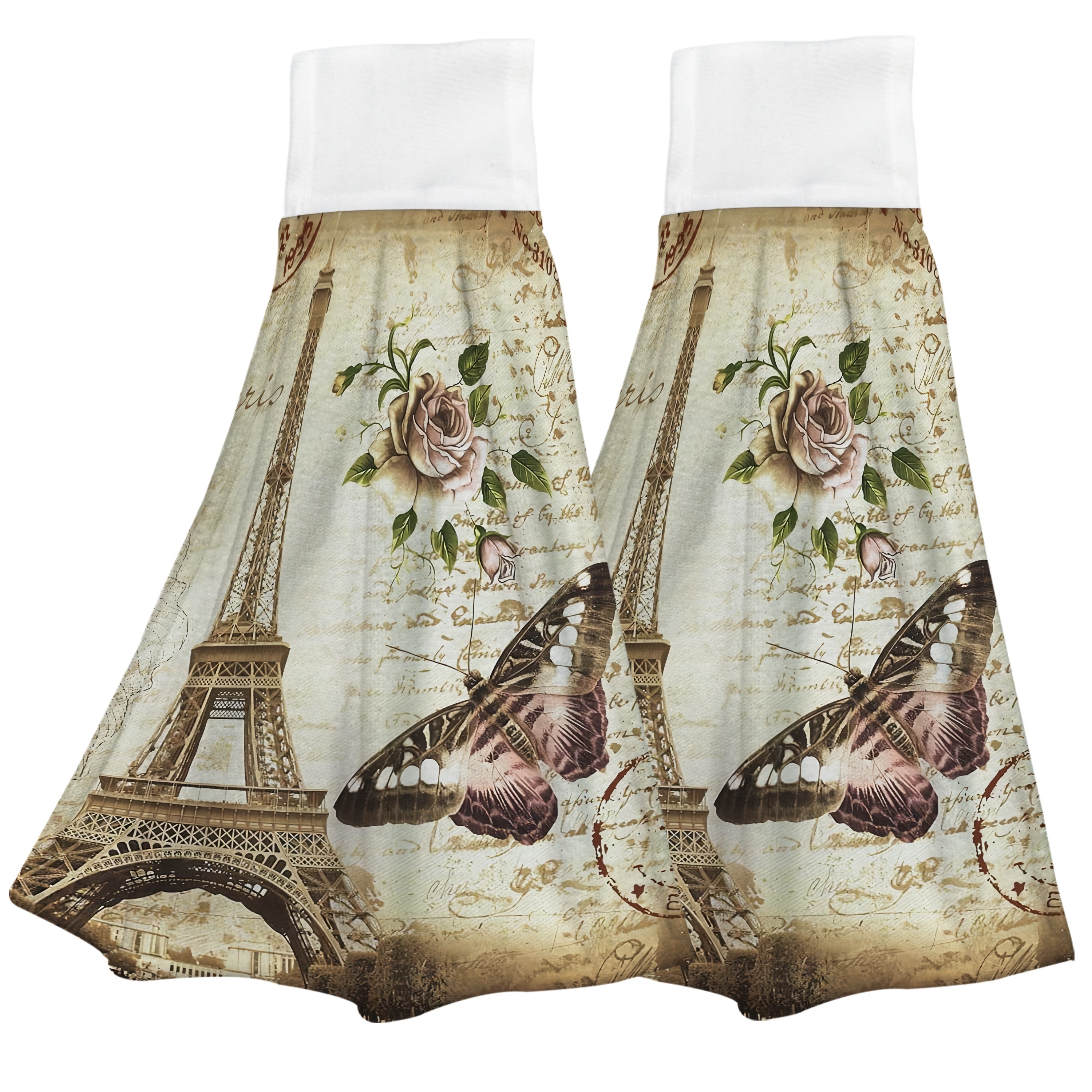 Eiffel tower outlet hand towels