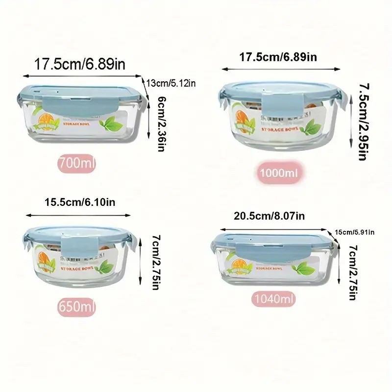 microwave freezer lunch box with silicone seal leakproof bento box for camping picnics Product details 5
