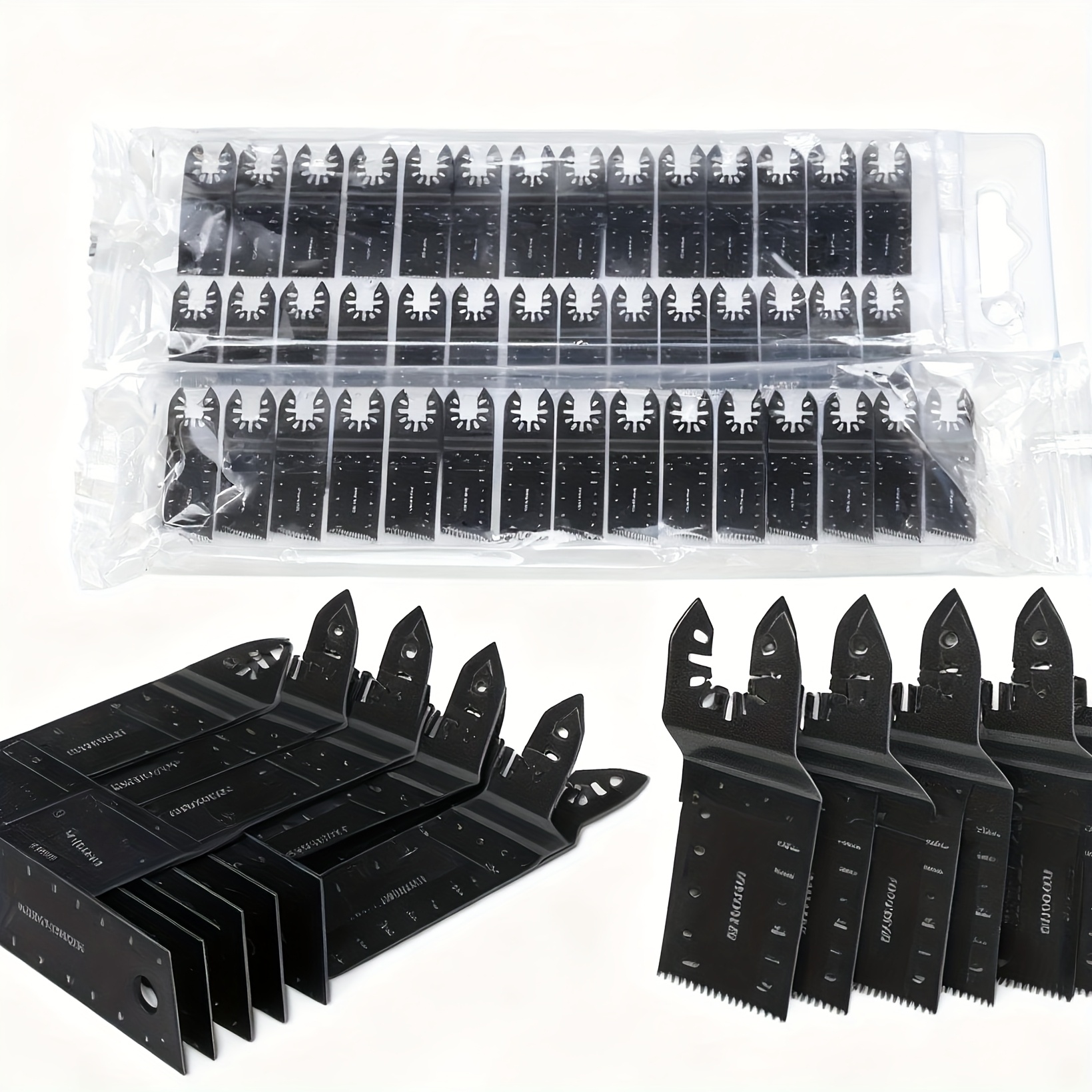 TEMU 100pcs Multi Tool Blades, Oscillating Tool Blades, Quick Release Durable Oscillating Tool, Wood Multitool Blades, Multi Tool Blades 30-90mm