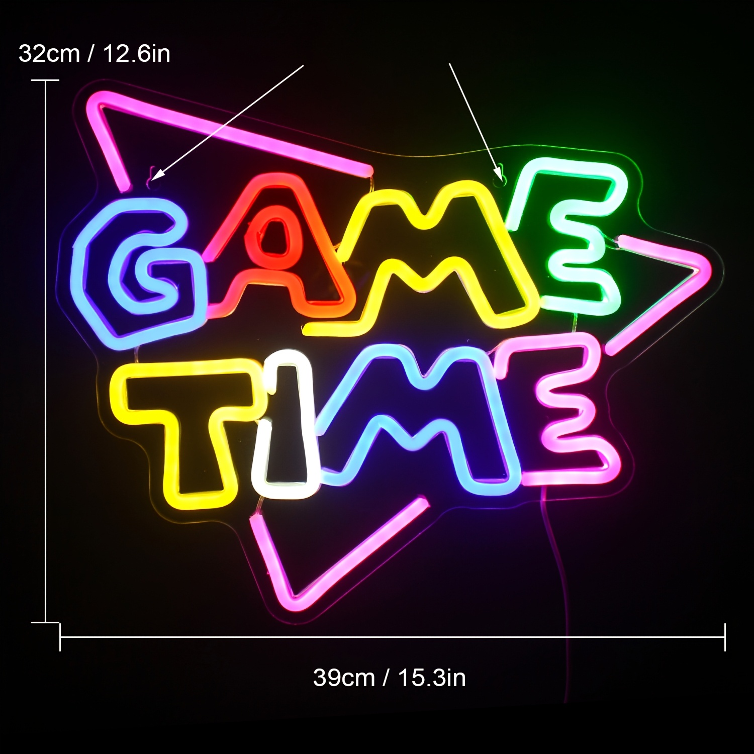 Image of Neon Sign, Game Neon Sign Game Neon Light For Wall Decoration, Gaming Led Sign With Usb Powered For Game Room, Game Area, , Home Decor