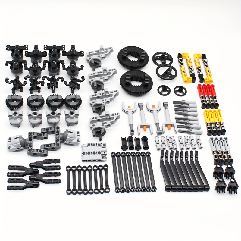 136pcs Technology Building Blocks Pusher Hanging Accessories