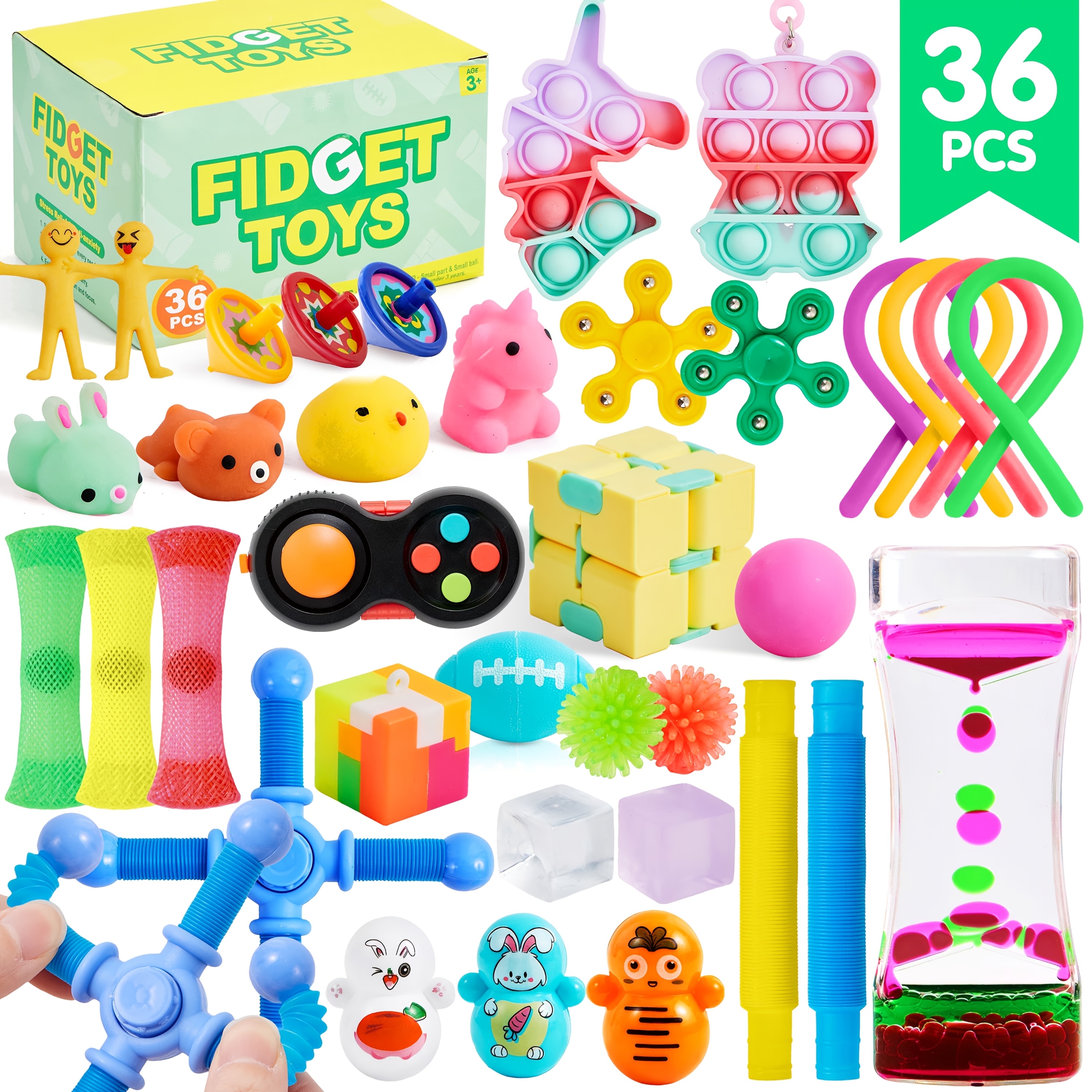 fidget box sold on Temu United States