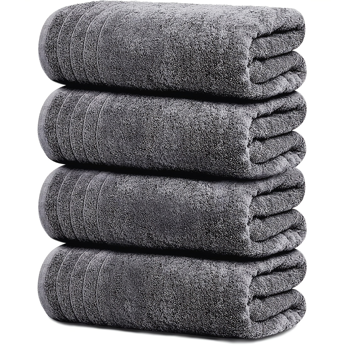Pack Of Large Bath Towels 28 X 56 Inches, Larger & Lighter Weight, To Dry, Super Soft And Absorbent, Perfect For Bathroom
