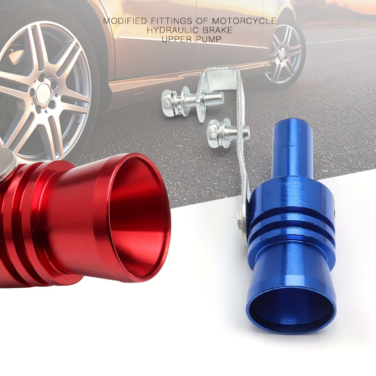 

Turbo Whistle Exhaust Sounder - Metal, Battery-free, Ideal For Car Enthusiasts & Party Decor