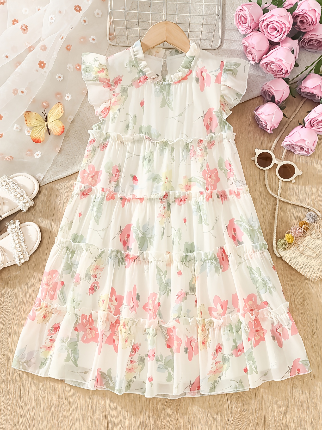 sachin and babi light blue dress Summer Green Print Polka Dot Chiffon Maxi Dress Women Casual Vacation Beach  Dress 2024 Korean Elegant Bodycon Luxury Party Dress main image 0