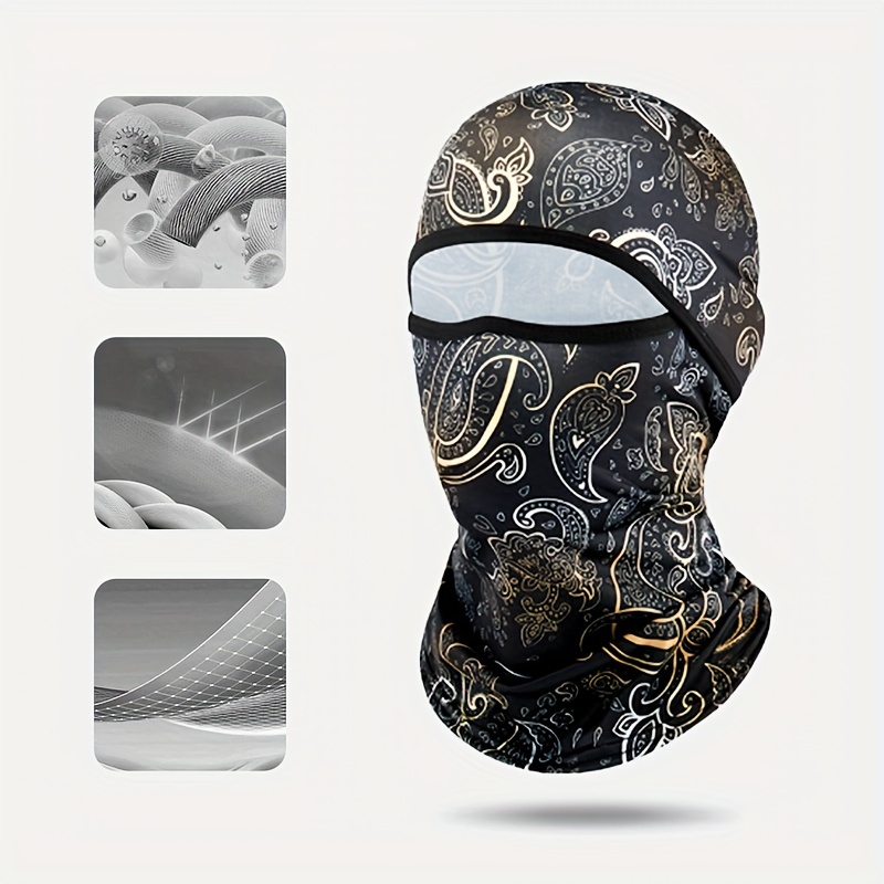 Blue Camouflage Fish Print Unisex Outdoor Fishing and Hunting Sun  Protection Unique Art Face Mask and Neck Gaiter -  India