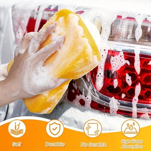 6 12pcs large sponges bulk grouting sponge set car wash sponge cleaning and washing sponge commercial sponges large all purpose sponge for cleaning dishes car tile bike