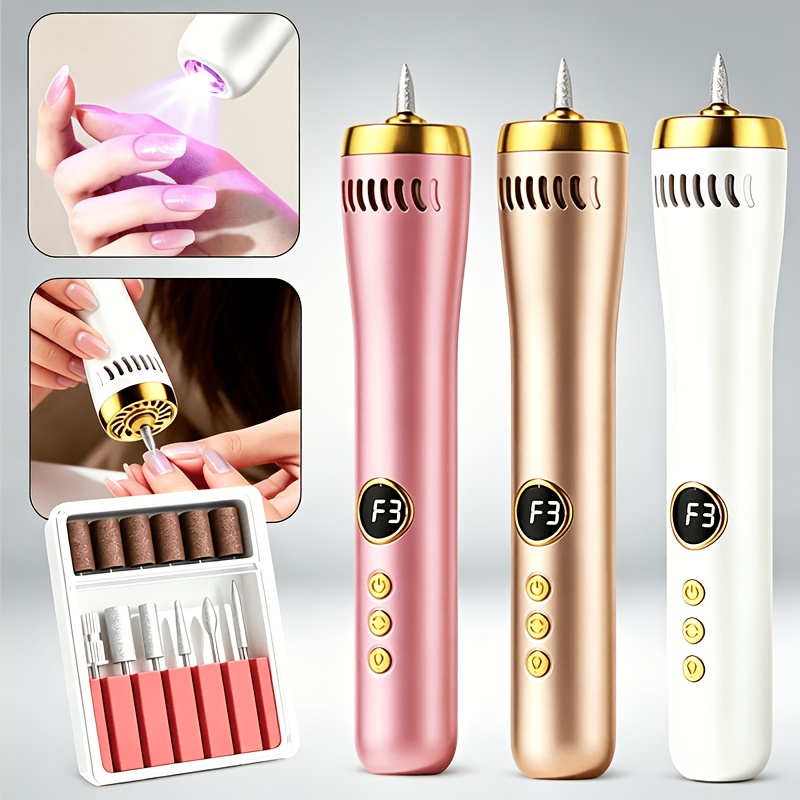 Electric Nail Drill and File Professional Manicure & Pedicure Kit