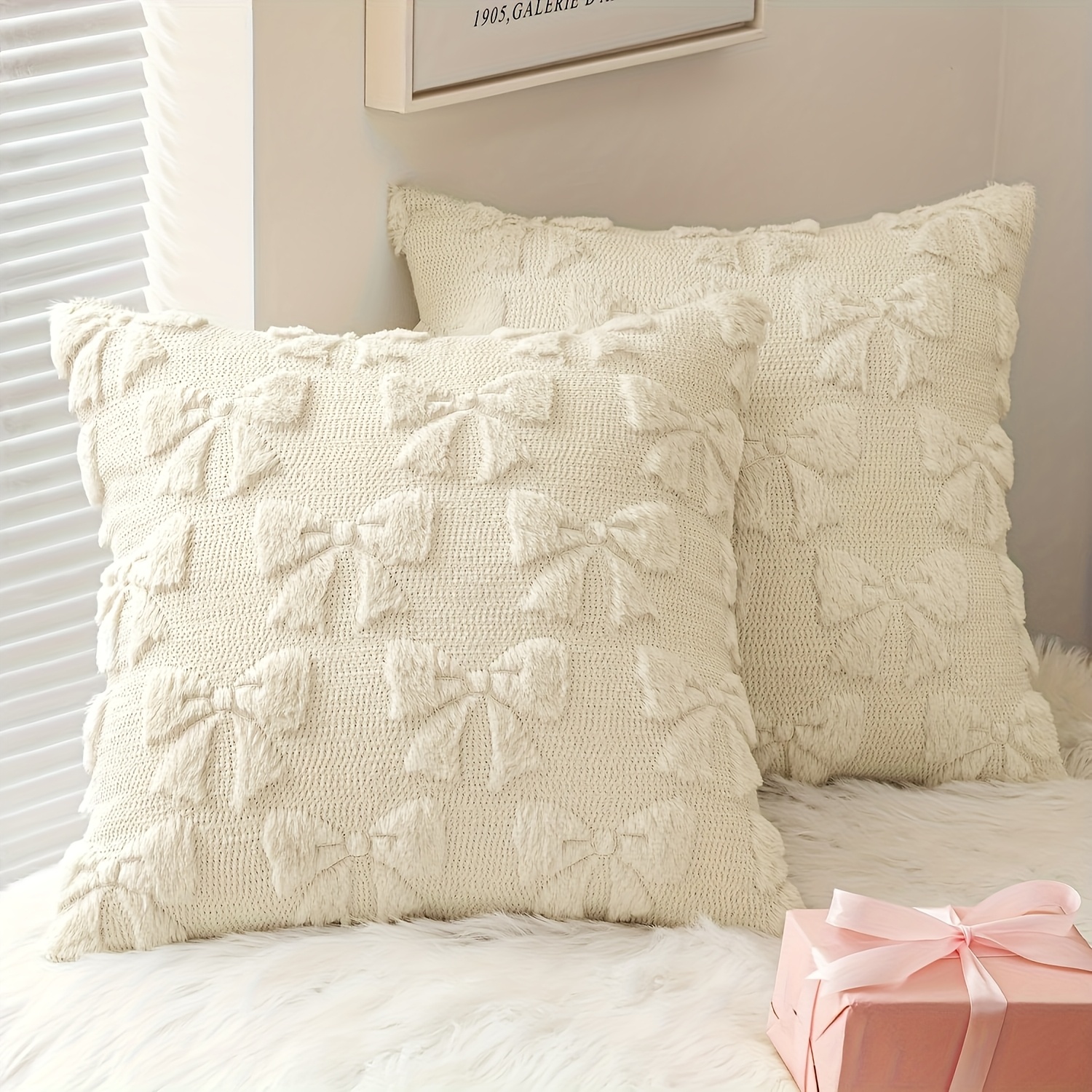 2pcs Of Adornment Cute Pillow Case, Decoration Can Easily Turn Any Corner Into A Warm And Decoration A Whimsical Charm, Is For Mother's Day, Christmas, Thanksgiving And Other Holidays