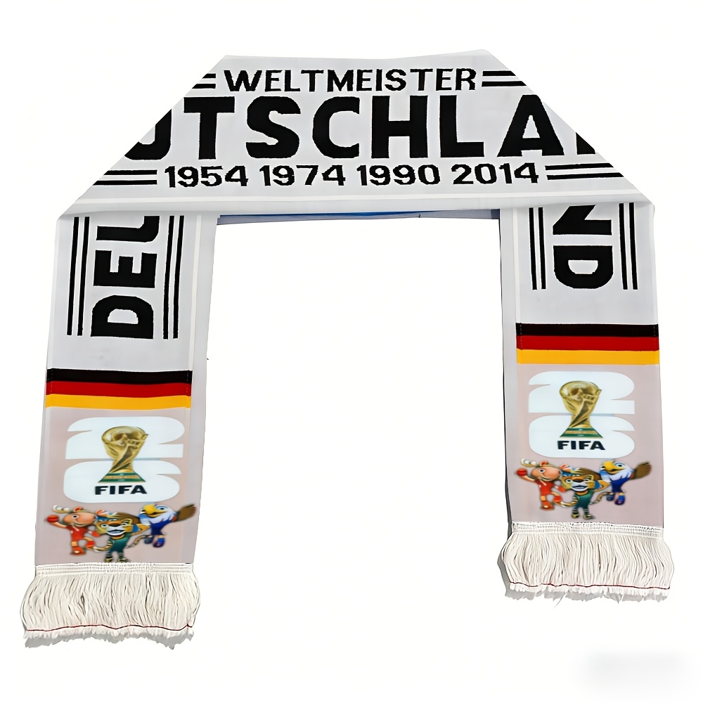 E-shop FIFA Fußball Schal Deutschland 2026 WM Anschauungsschal, Fan Exklusive Beifallsbekundungsdekoration, Fußball Schal Must-Have für Unterstützung