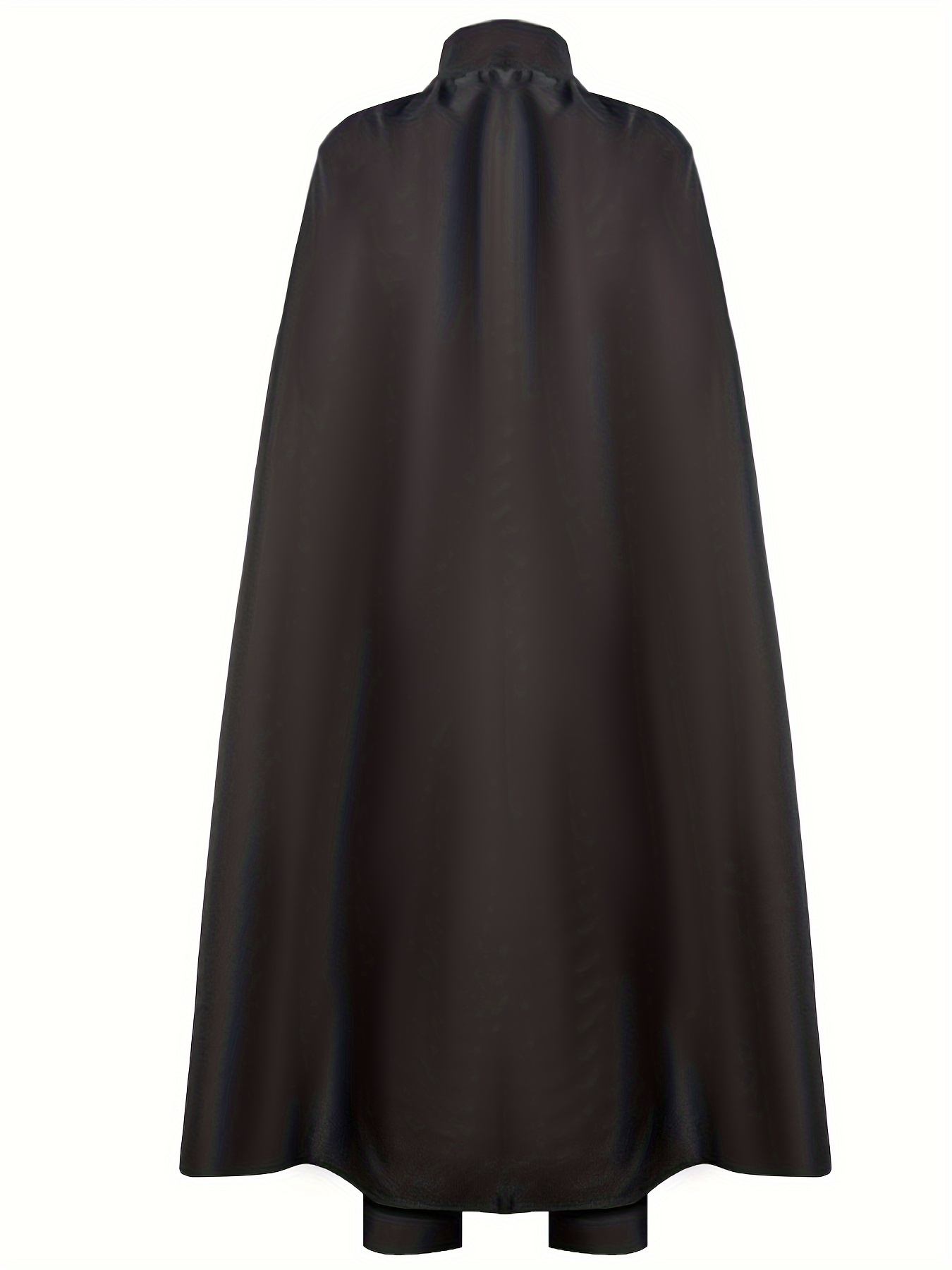 Men's All-Black Cloak Cosplay Set for Halloween