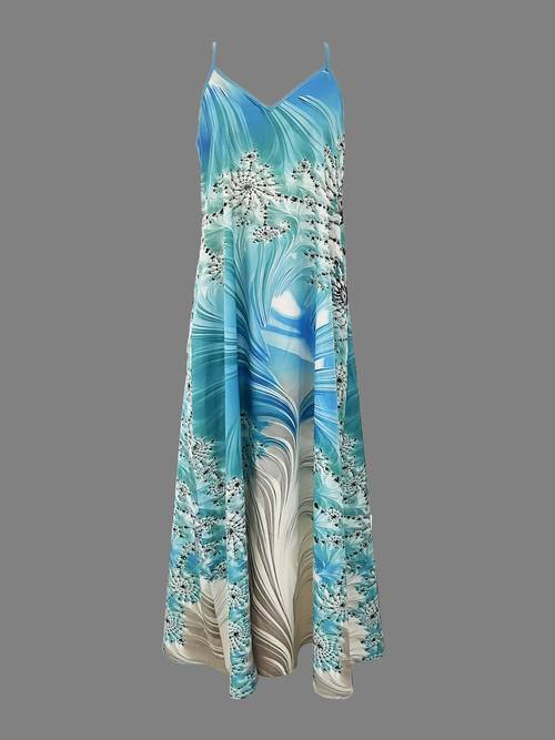 print midi dress set for women v neck long sleeve with matching cardigan outfit machine washable