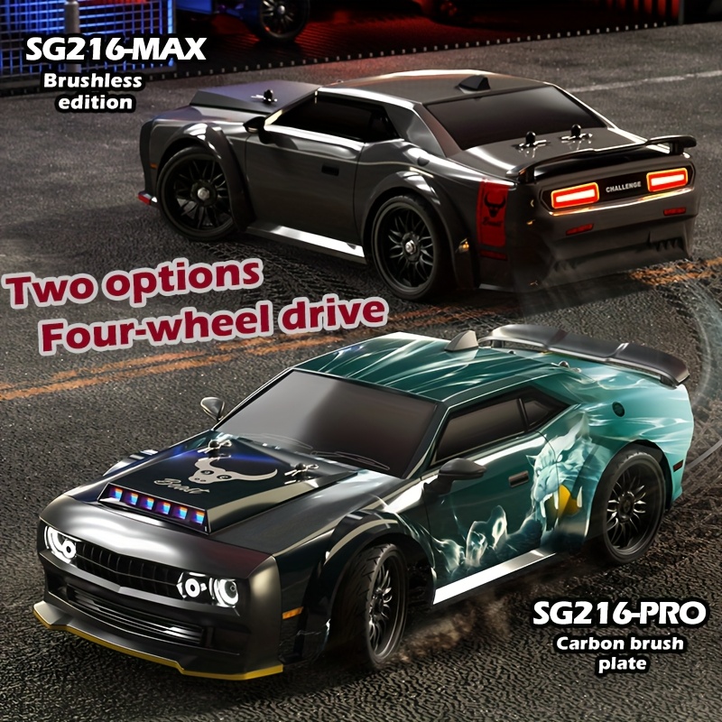 1:16 RC Car 45+MPH High-Speed, Full Proportional Throttle/Steering, Spring Suspension, Emergency Brake & Reverse, 30 Min Runtime, Charge Protection, Drift Racing, Off-Road Gifts for Adults