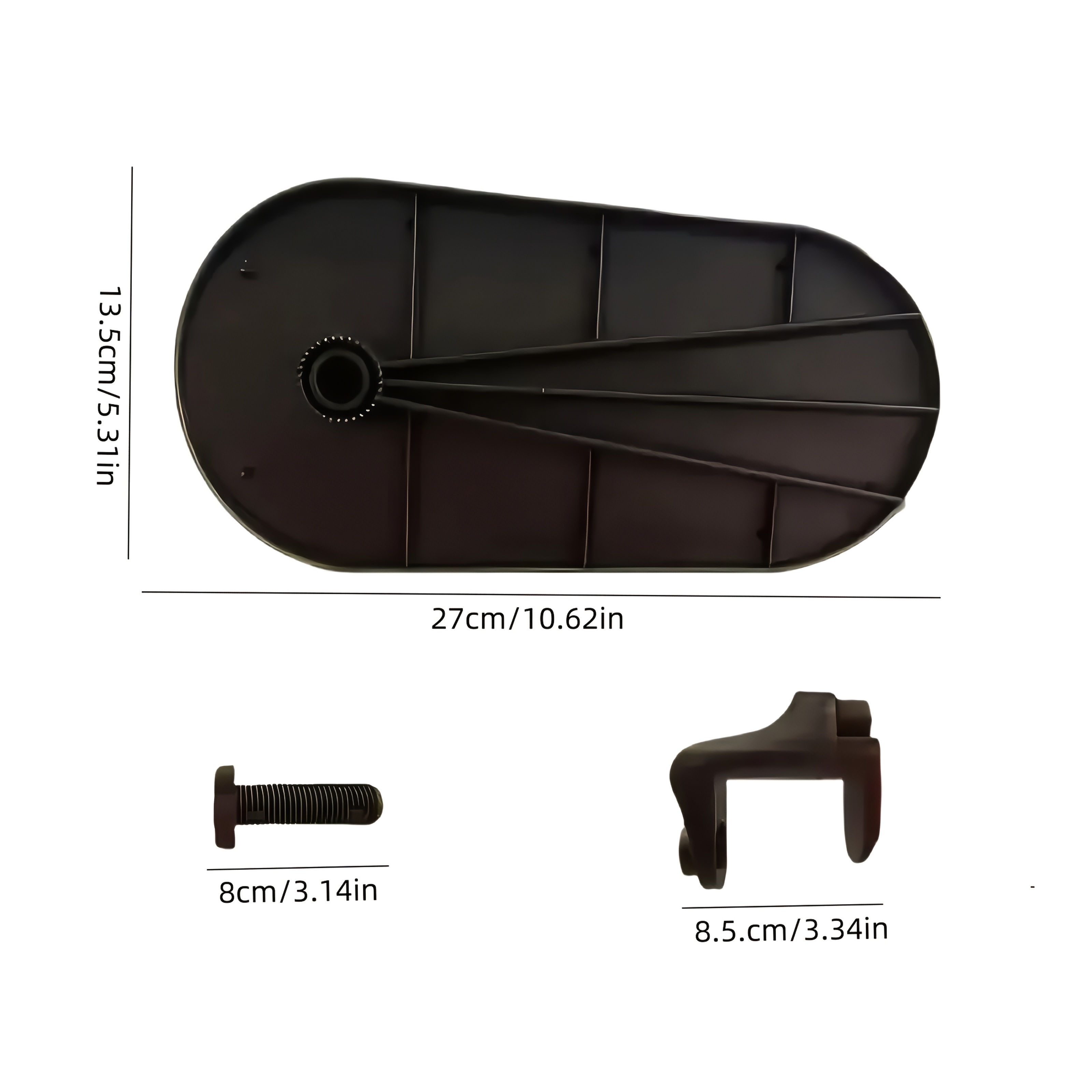 ergonomic armrest and wrist rest synthetic rubber computer desk extender office chair elbow support for stress home office accessory for keyboard and mouse Product details 0