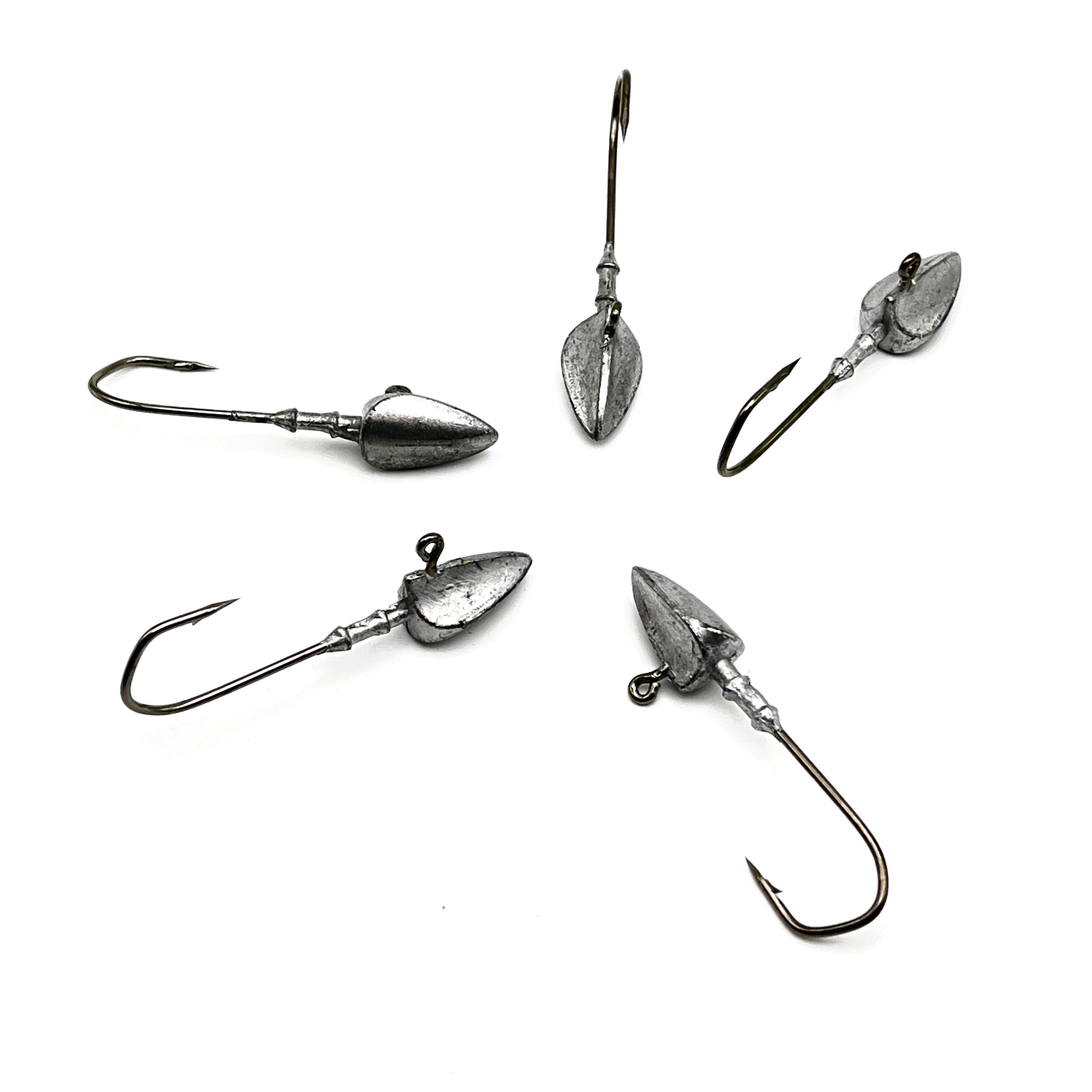 barbed hooks for fishing 100pcs Double-Barbed Fishing Hook Fishhook for Saltwater Freshwater High  Carbon Steel : Amazon.ie: Sports & Outdoors