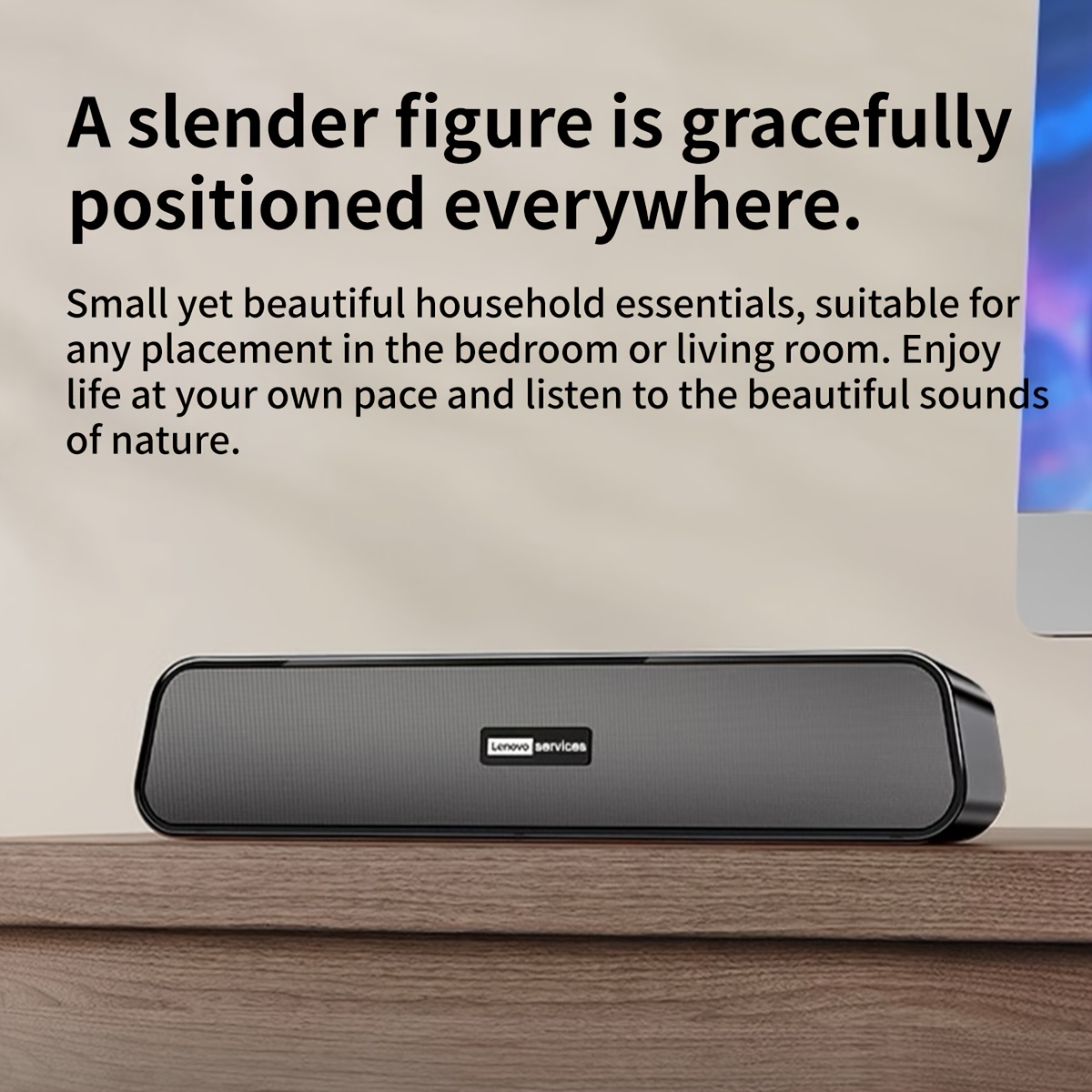 For Lenovo USB-Powered Stereo Speakers for Desktop & Laptop - Deep Bass Boost, Quiet Operation, Durable Design with Surround Sound Output for Gaming, Movies, Music, Computer Accessories, Gaming Audio Gear, Modern Audio Setup, Subwoofer Boost