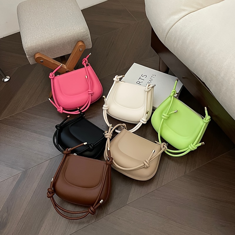 

Pu Leather Armpit Shoulder Bag For Women, Solid Color Casual Underarm Purse, Summer Fashion Handbag