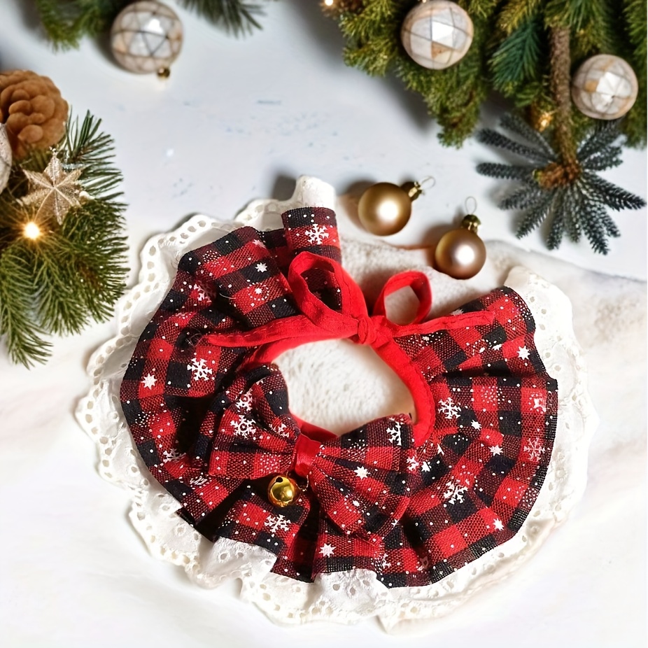 1pc cute bow tie drool bib for cats and dogs anti dirt neck scarf photo prop     bow tie bib birthday party decoration   and washable accessory polyester woven Product details 3