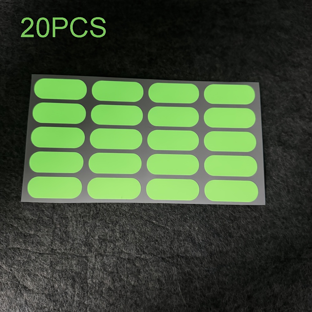 Image of 20pcs -the-dark Stickers - Stickers, Reusable Night Stickers, Suitable For Switch Exit Signs, Walls, Stairs, Motorcycles, Safety Tape, Car Stickers (no Tools/power Needed)