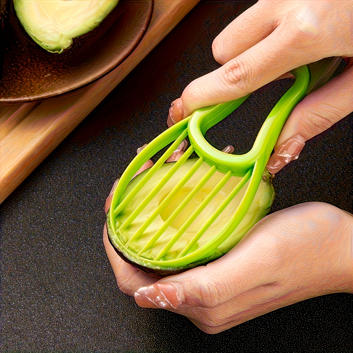 2 in 1 Avocado Slicer Pitter a Versatile Kitchen Gadget Easy