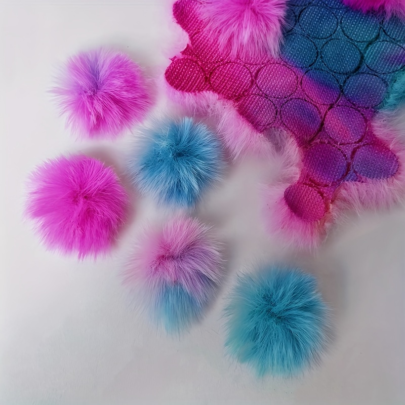 

51pcs Pom , For Diy Crafts, Accessories, Embellishments, Sewing , Round Fluffy For And Decor