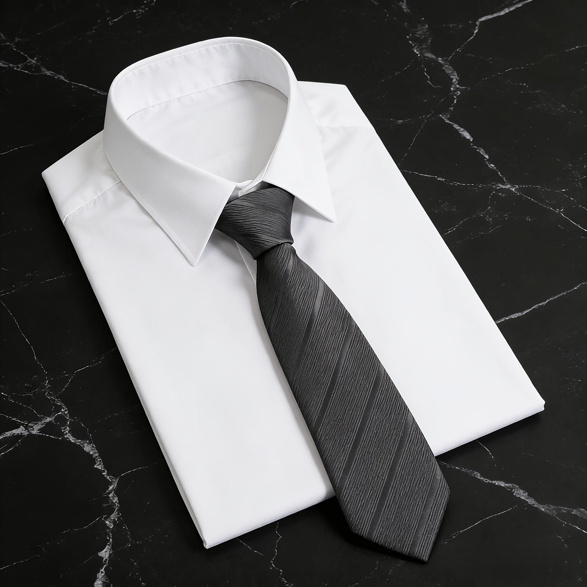 mens formal dress accessories 2pcs ties 1200 needle suitable business French White