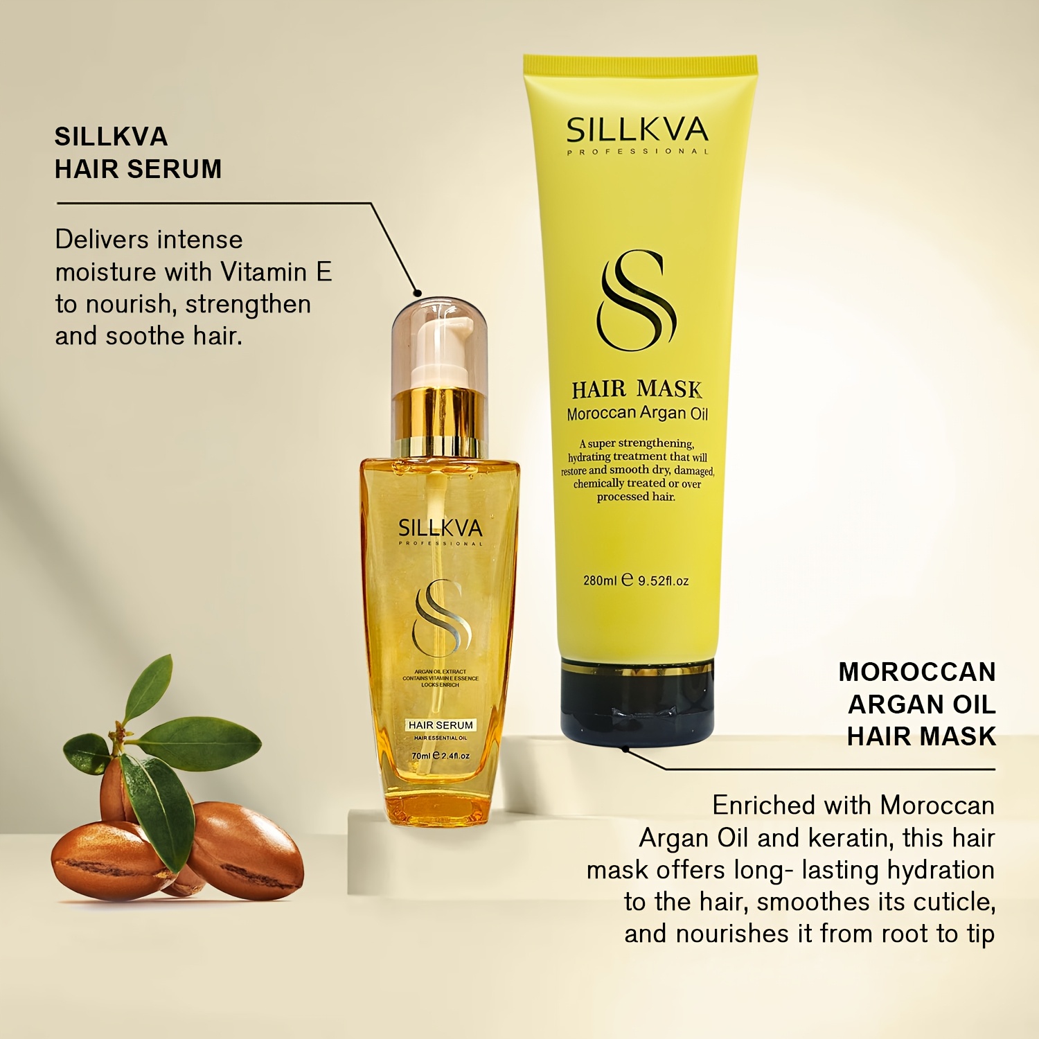 Silk Argan Hair & Skin Treatment 3本セット新品 Silk Argan Hair & Skin Treatment 3本セット新品