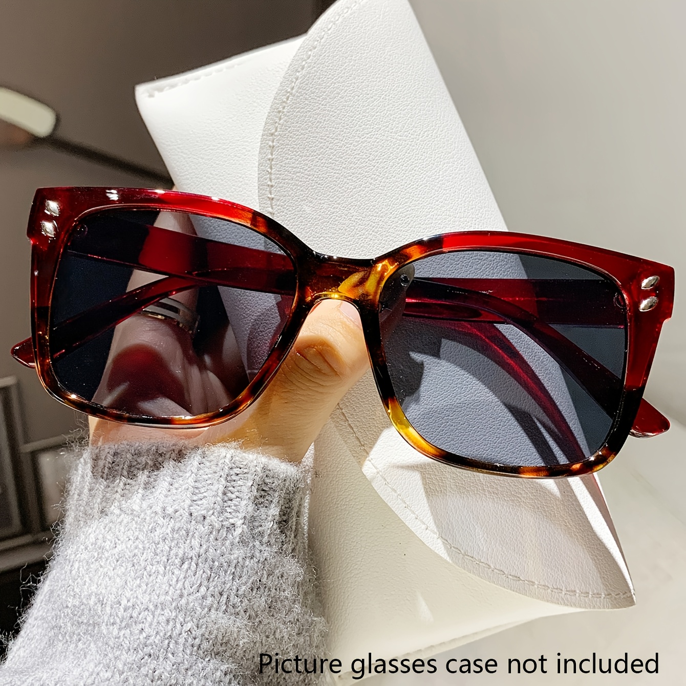 1pc unisex classic retro square large frame y2k trendy 