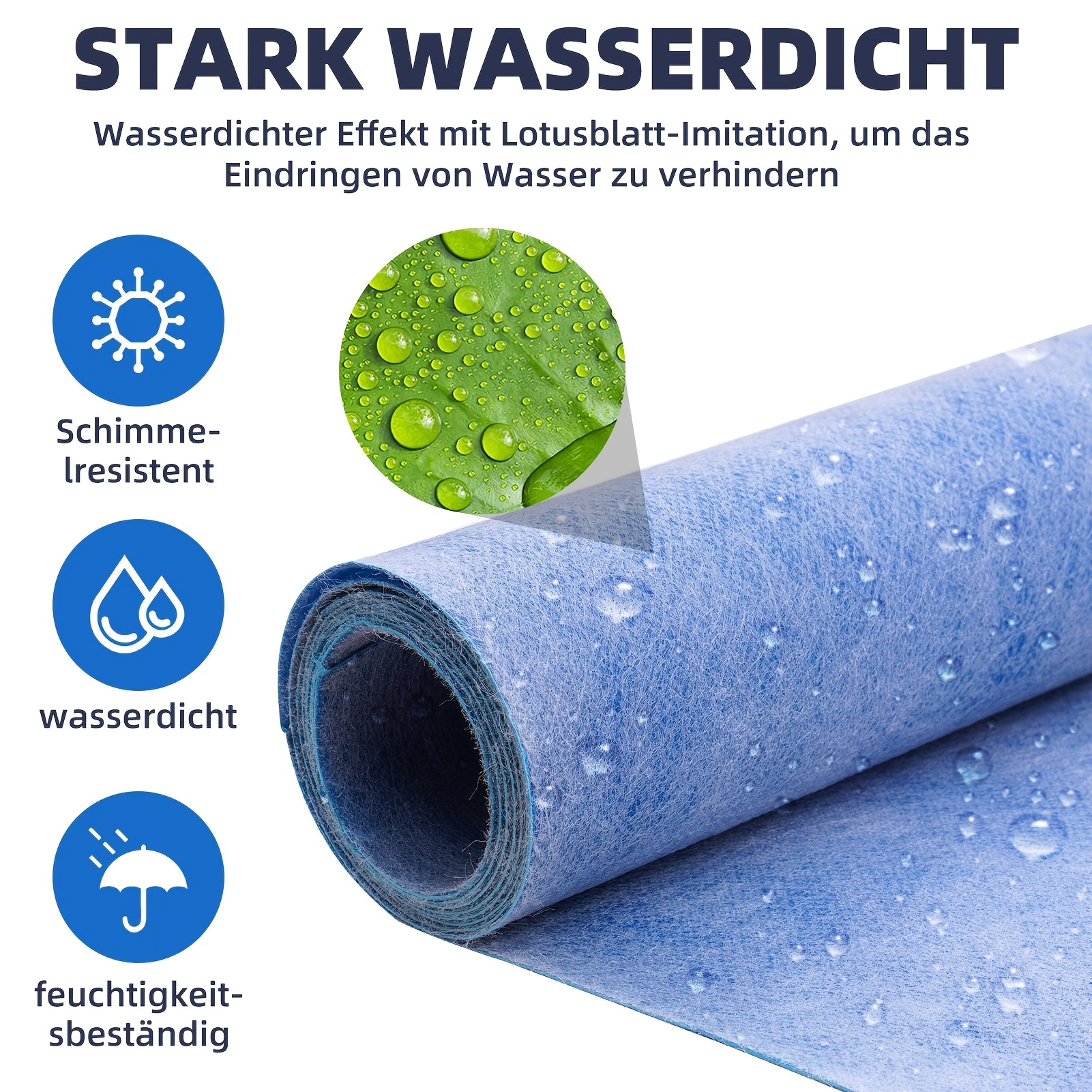 Polyethylene And Polypropylene Waterproof Membrane For Bathrooms And Toilets