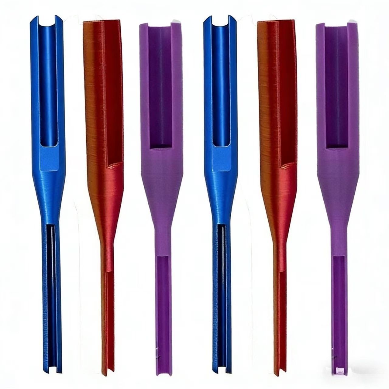 TEMU This 6pcs Quick Knotting Tool Set Includes A Plastic Tapered Threader For Easy Threading, Along With A Smooth Guide Needle, Making It Ideal For