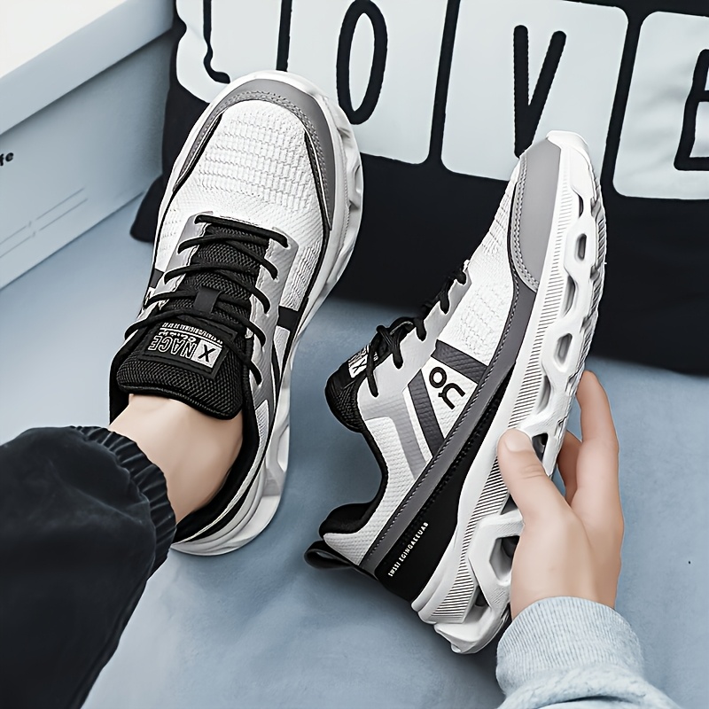 Men's Ultra-Light Sneakers Suitable for & Casual Wear - Anti-Slip Sole, Breathable Nylon Upper & Cushioned Soft Sole, Low-Top Sneakers for Gym,, Everyday Use - - Comfortable Streetwear