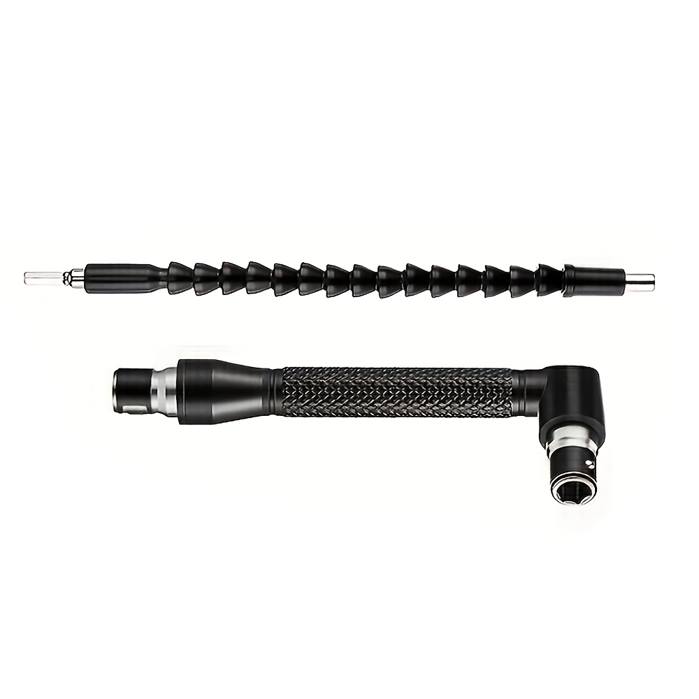 TEMU Ensemble d'adaptateurs à percussion 2 pièces - et tige d'extension 4-en-1, en acier durable, kit d'outils multifonctionnel