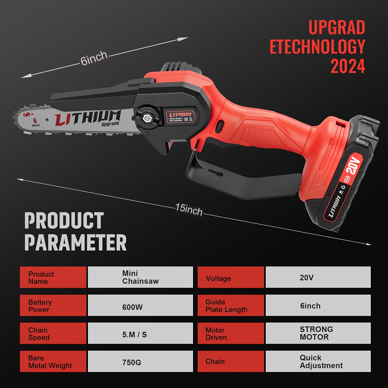 Electric Mini Chainsaw Image 3