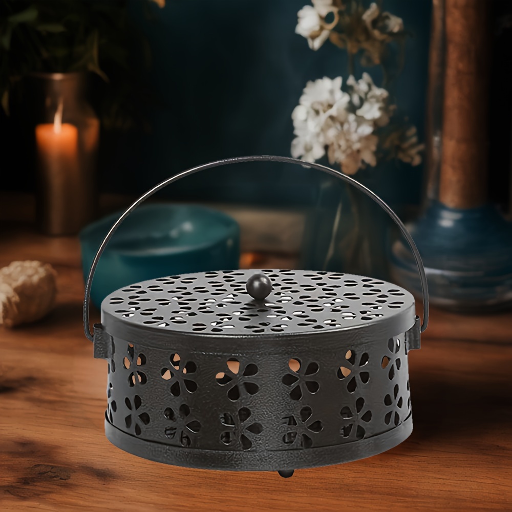 

Metal Fireproof , Anti-scalding Aromatherapy Incense Holder Box, Universal Plate, Coil Holder For Home Decor